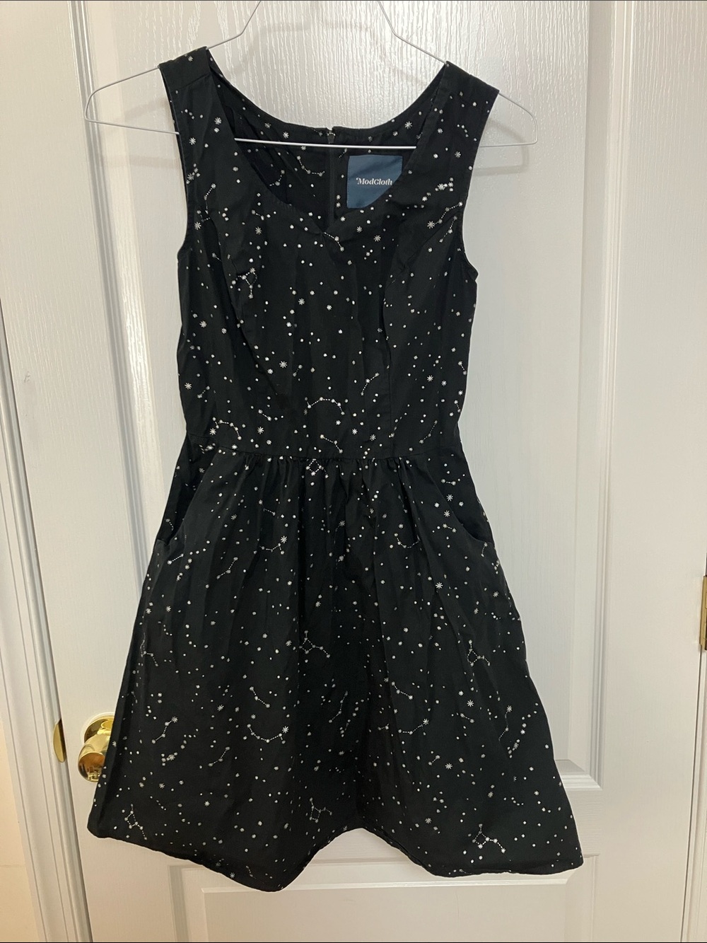 Mod cloth size 4 stary sky dress
